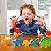 Dinosaur Puzzles for Kids Ages 3-5 - 3D Wooden Jigsaw Puzzle for Toddlers & Kids, 9”x 9” Tray, Bright Colorful Shape Sorting, Promotes Creativity & Learning, Non-Toxic Gift Toy