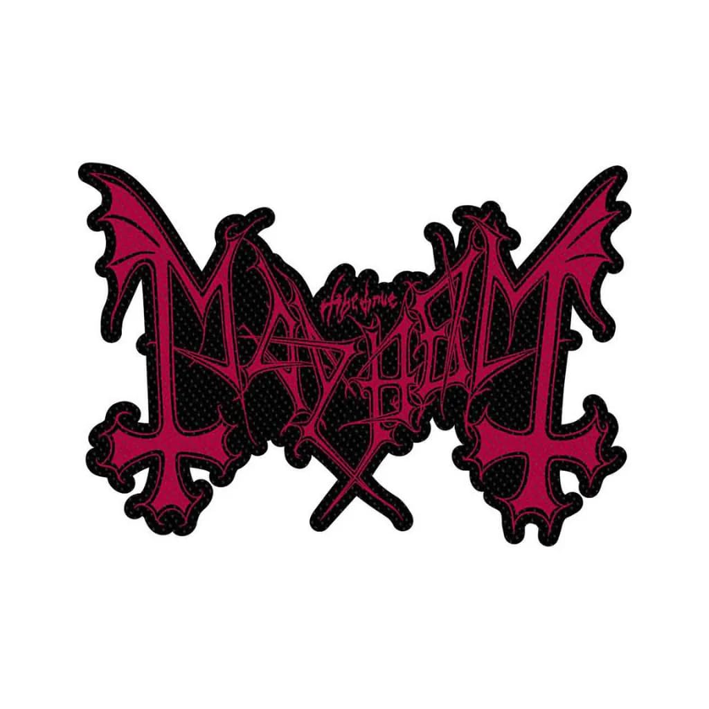 Mayhem Logo Cut-Out Patch Approx. 9.7 x 7 cm, Multicoloured