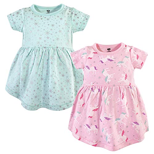 Image of Hudson Baby Girl's Cotton Dresses