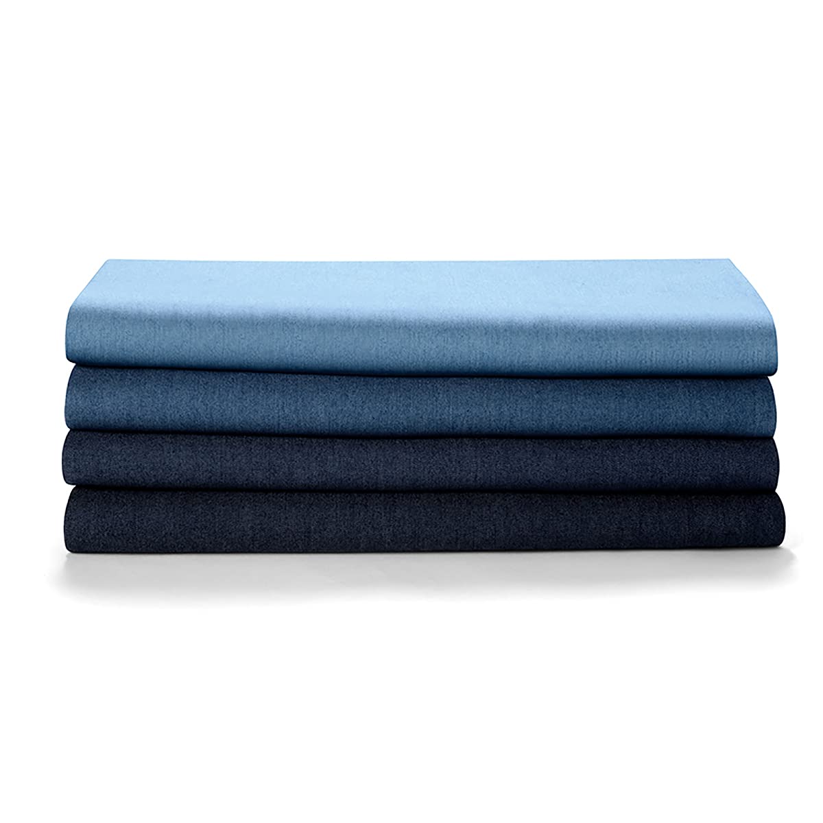 Tejido Vaquero Lavado, Tela Vaquera elástica Suave, Ideal for Manualidades Textiles del hogar, Costura de Ropa, Jeans, manteles y Accesorios for el hogar.(Light Blue,100x140 cm)