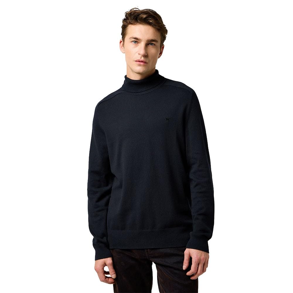 Wrangler Regular Turtleneck Jumper Black Size XXL