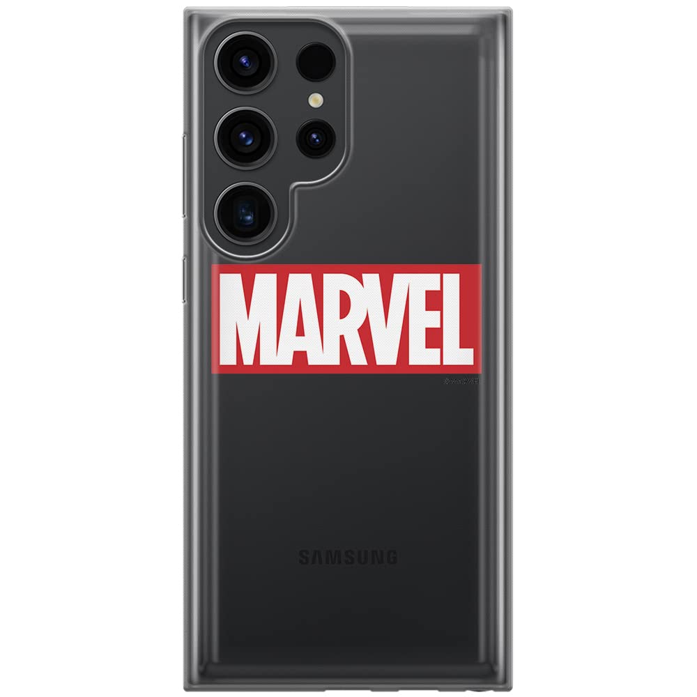 ERT GROUP mobile phone case for Samsung S23 ULTRA original and officially Licensed Marvel pattern 006 optimally adapted to the shape of the mobile phone, partially transparent