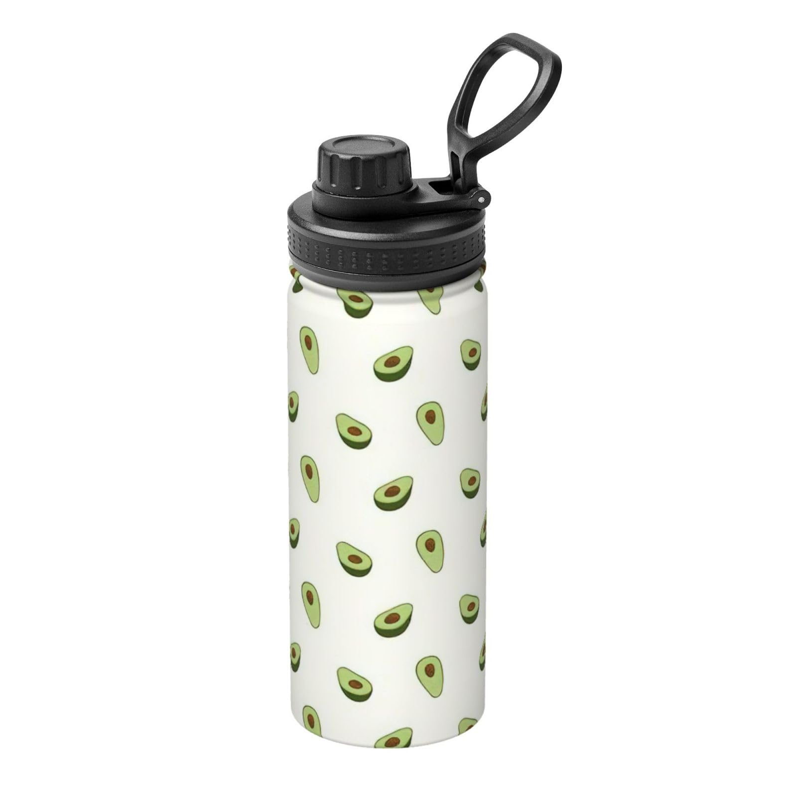 Kfjghhl Insulated Stainless Avocado Steel Water Bottle For Sport Gym Travel Leak Camping Hiking Hydration