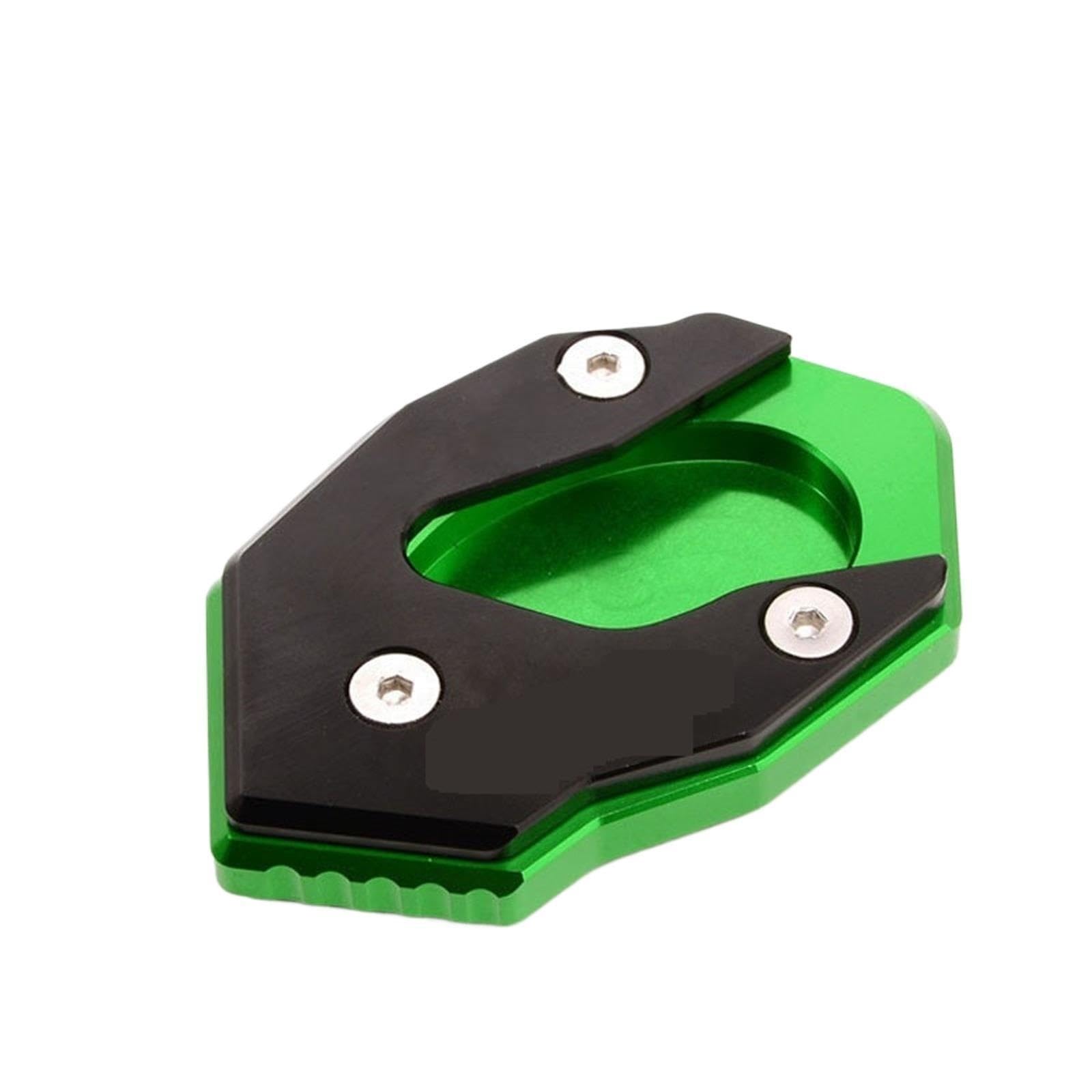 Motorrad Hebebühne,Mortorrad Zubehör Für VERSYS1000 SE Für Versys 1000SE 2019-2022 Motorrad Kickstand Fuß Seitenständer Verlängerung(Black with Green)