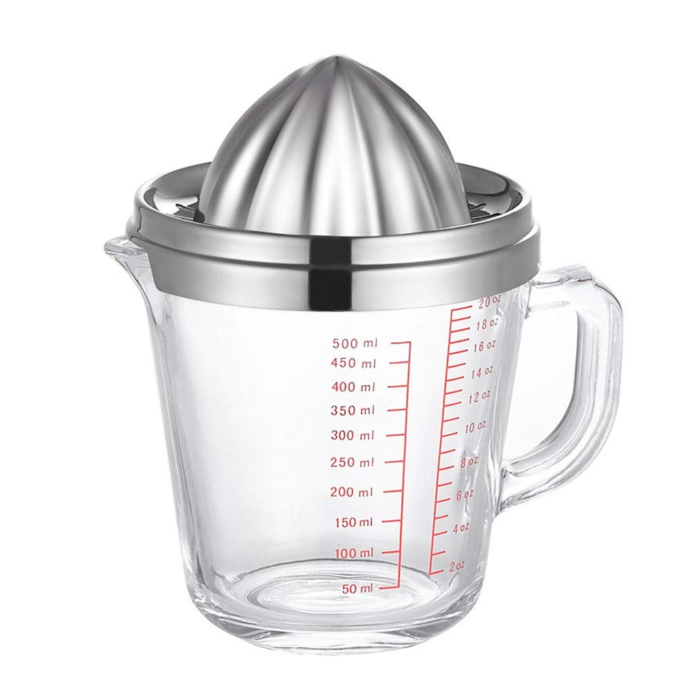 Exprimidores Manuales Pequeño vidrio limón pomegranato naranja exprimir taza de jugo para Uso Diario