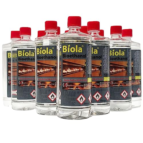 Price comparison product image 12L BIOETHANOL 'BIOLA' SUPERIOR FUEL FREE NEXT DAY DELIVERY UK and IRELAND (Mon - Fri) For use in fires and stoves.