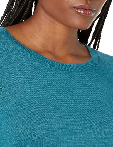 Image of Amazon Essentials Women's Long-Sleeve Lightweight Crewneck Sweater, Flattering (Available in Plus Size)