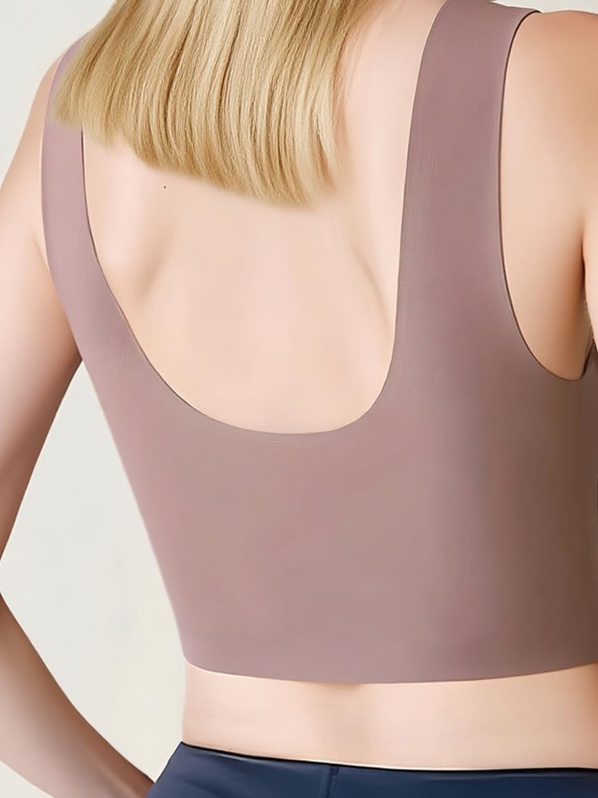 Wireless Bras Set for Women Floral Contrast Lace Comfy & Breathable Support Women's Bralettes Full Coverage Everyday Bras - Image 3