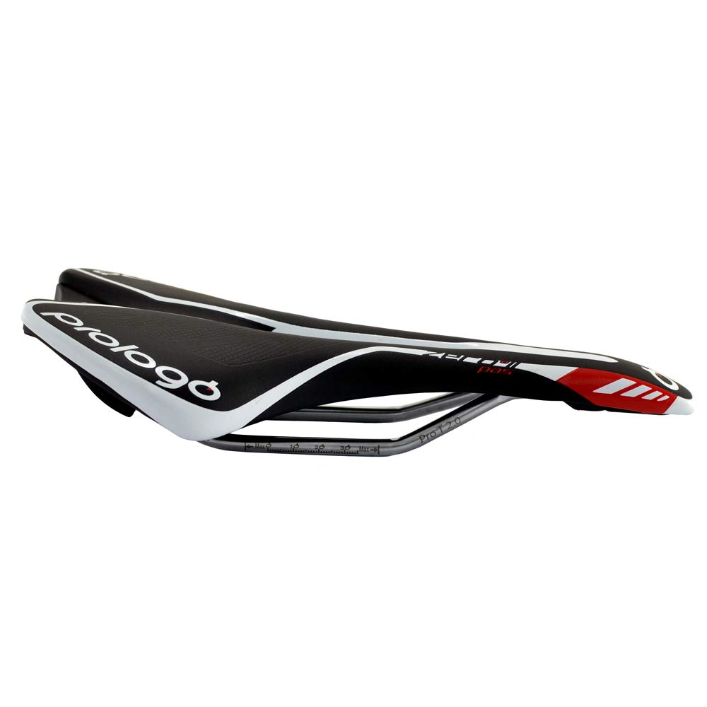 Prologo Zero II Pas T2.0 Rail Road MTB Saddle, Noir x Blanc, PR2023