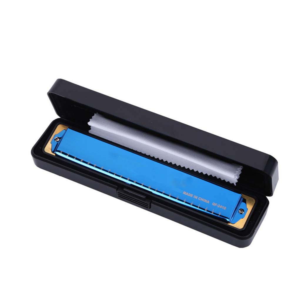 Harmonica C Key Tremolo Diatonic Harmonica con Custodia Rigida e Panno per Giocatori Professionisti, Principianti, Studenti, Adulti e Bambini