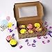 mudrit 20-Pack Brown Cupcake Boxes with Insert Trays, Tags and Twine | Food Grade Kraft Bakery Boxes with Window to Fit 6 Cupcakes