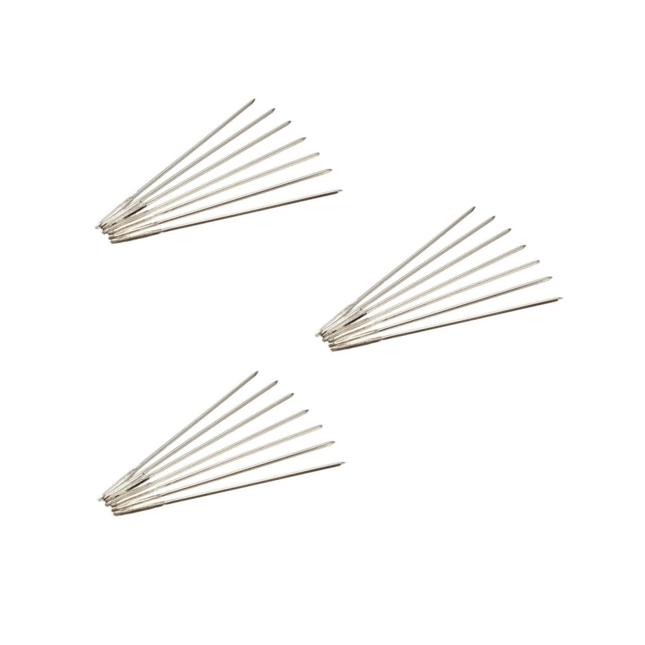Operitacx 3sets Cross Stitch Needles Assorted Pack 3.6cm Tail Needles Ideal for Hand Sewing Projects 100pcs*3