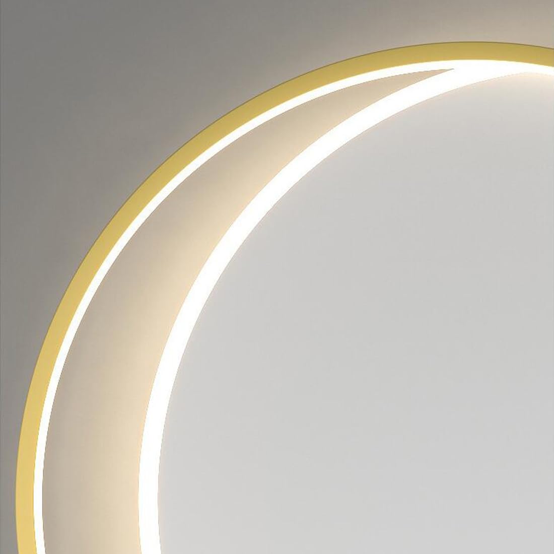 Lampa sufitowa LED, złota, ściemniana, owalna, okrągła, modna lampa akrylowa, lampa sufitowa, do sypialni, nowoczesny, romantyczny design, dekoracja z pilotem zdalnego sterowania, oświetlenie sufitowe