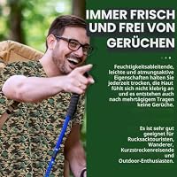 Merino Protect 100% Merino Shirt Herren Kurzarm Geruchsresistent Merinowolle Unterwäsche Leicht Wandern Reisen T-Shirt Weich Unterhemd – Ansicht 3