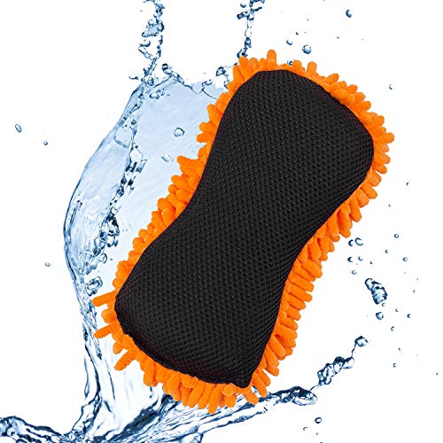 Scrubit 224 Microfiber Car Wash Sponge - Non-Scratch Wash Mitt Microfibers thumb #4