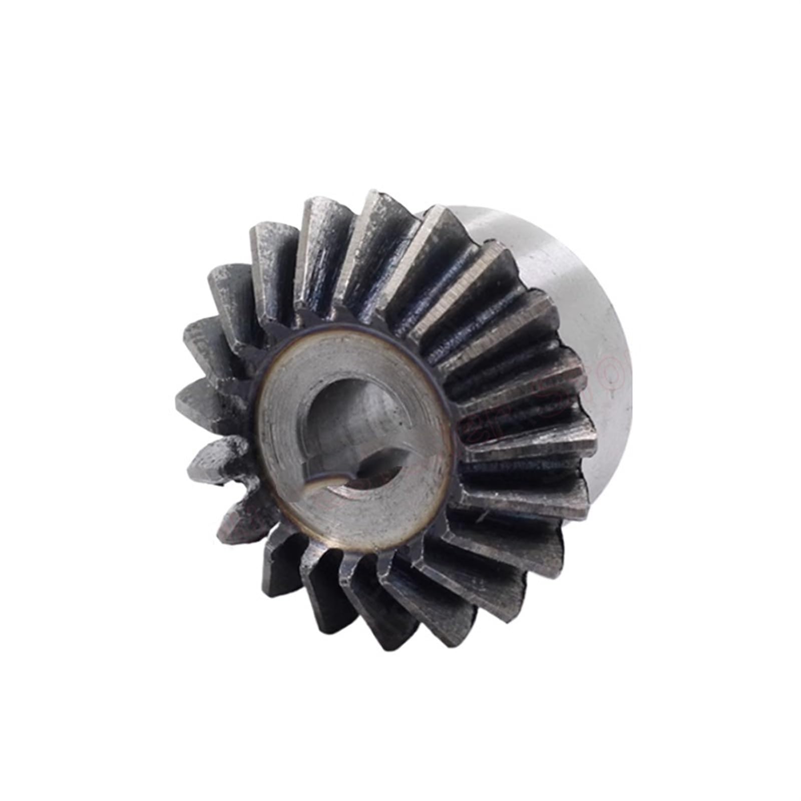 Bevel Gear Pinion Hardware Mechanical 1pcs 0.5M 1M Bevel Gear 15 16 18 20 22 25 30 35 40 Teeth 1:1 90 Degrees Meshing Angle Metal Drive Gear(1M 40T (Bore 6mm))