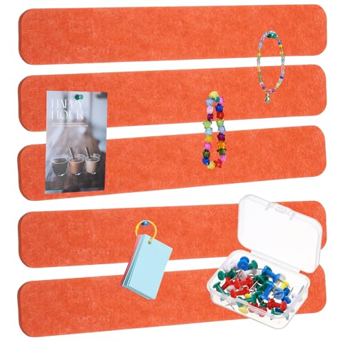 Barre panneau d'affichage en feutre 10 pack avec tableau liege style pour memos bureau