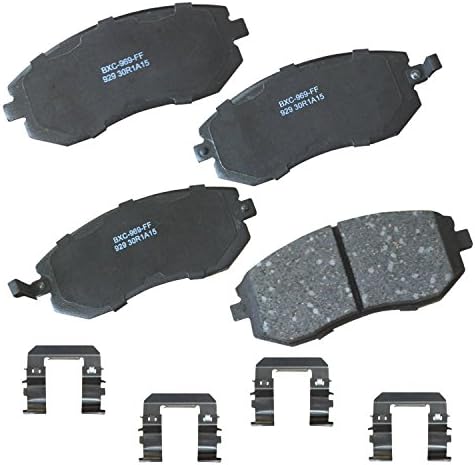 AutoShack Front Drilled & Slotted Brake Rotors Ceramic Brake Pads | Replacement For Saab 9-2X Subaru Legacy Outback Baja Impreza 2003-2008 Forester AWD | E-Coated | 6-PC Brake Kit | ShadowGuard - Foto 9
