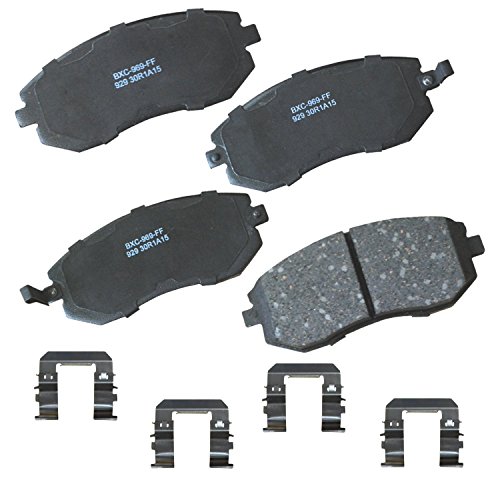 Image of Bendix Premium SBC929 Ceramic Front Brake Pads for Saab 9-2X 2006-2005, Subaru Baja 2006-2003, Forester 2010-2003, Impreza 2011-2002, Legacy 2012-2002, Outback 2012-2001, XV 2020-2018