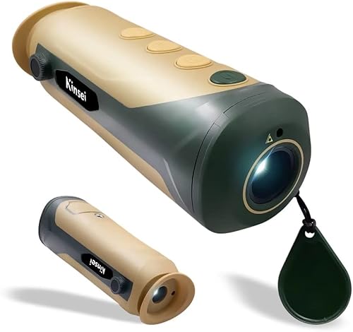 Thermal Imaging Monocular, Night Vision, Heat Vision Goggles Optic Spotting Scope Camera for Night Hunting, 15mm Lens 256x192(50HZ) Pixels Thermal