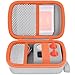 co2CREA Hard Case Compatible with Yoto Mini 2024 Edition Kids Audio Music Player Children Speaker Plays Audiobook Cards Radio and Card Holder Hold up to Yoto 36 Cards, Grey Case