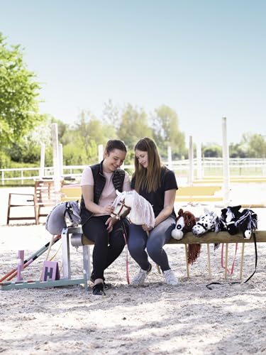 Panduro Hobby Horse | Einhorn Outfit Kit | Glitter Thema mit Einhorn Horn | Zubehör für Steckenpferde | Silber