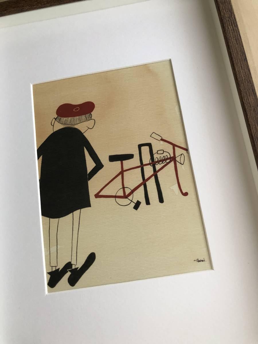 花井祐介　アート作品　額付き 額付き】花井祐介 アート作品 額付き】花井祐介 アート作品