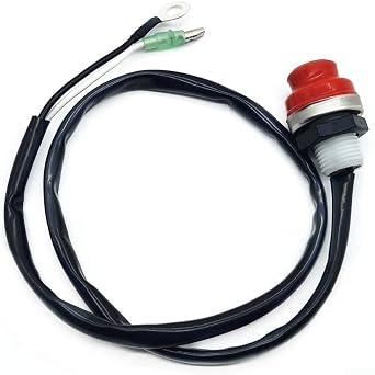 Outboard Engine Kill Switch 6A0-82550-01 Fit 2 4 4-40HP Motors - Shut Off Button