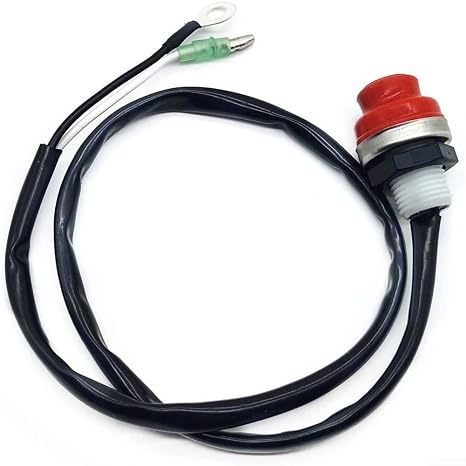 Outboard Engine Kill Switch 6A0-82550-01 Fit 2 4 4-40HP Motors - Shut Off Button
