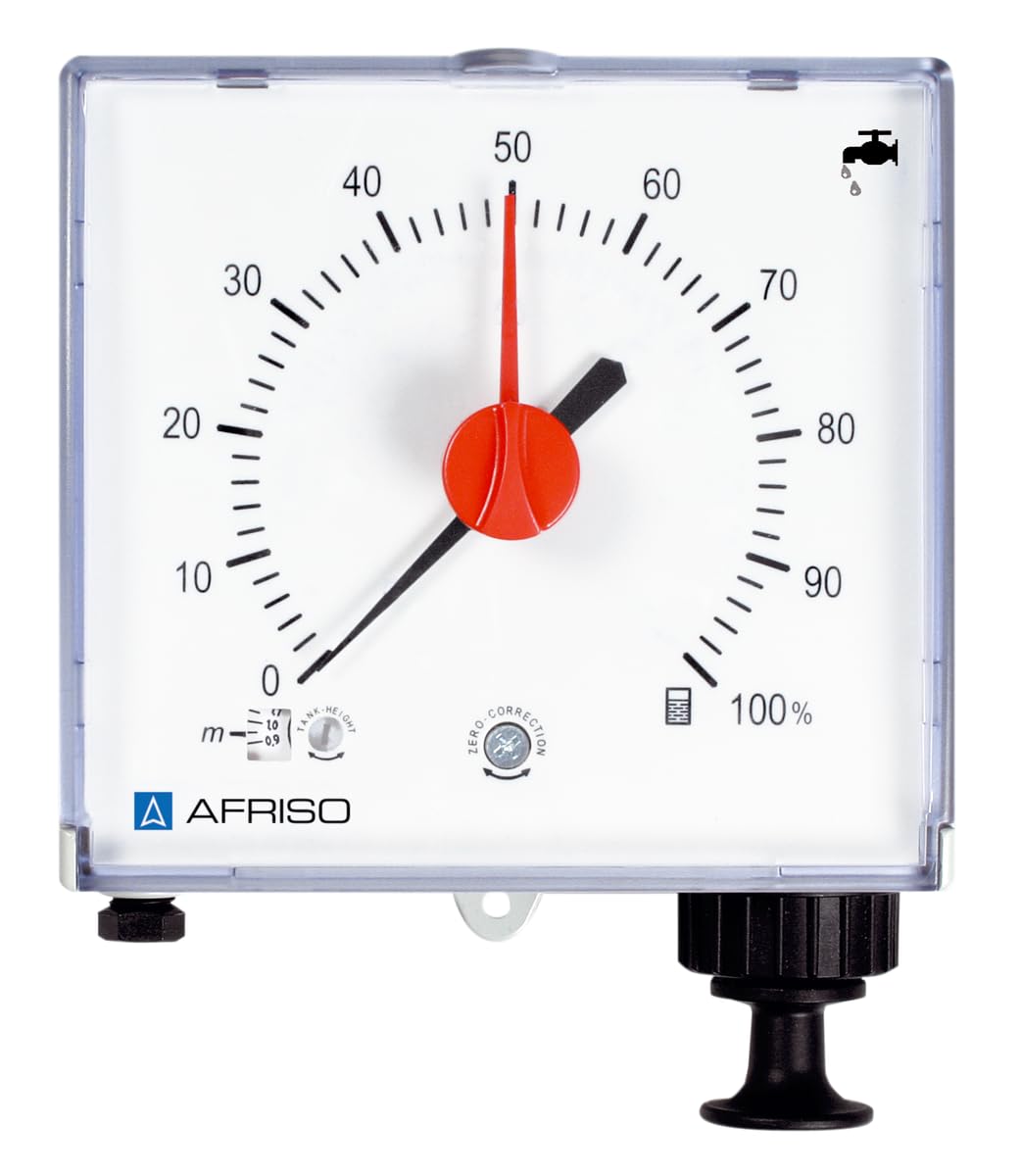 Set Afriso Pneumatisches Füllstandmessgerät Unitel für Wassertanks inkl. Montagezubehör Pneumofix Typ 2