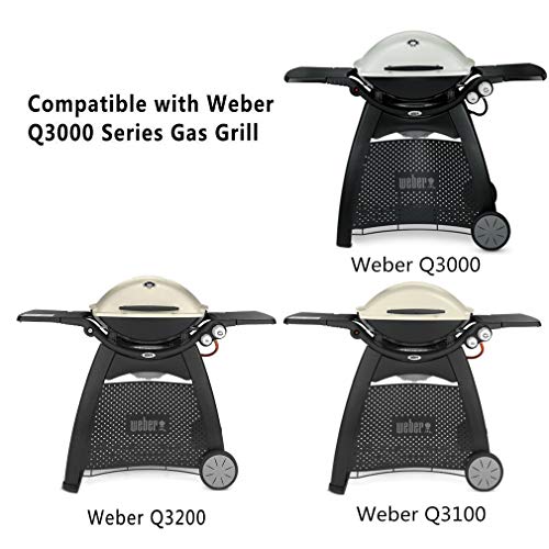 only fire Edelstahl Brennerrohr passend für Weber Q300/Q3000 Serie Gas Grill (Ersatzteil 60036/80387/65032)