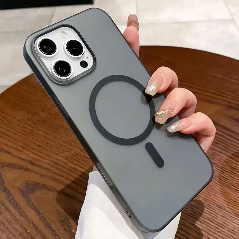 Image of COVERLY Luxury Paper Thin Case Cover for iPhone 12 Pro | Matte Finish | Compatible with magsafe | (Black, iPhone 12 Pro)