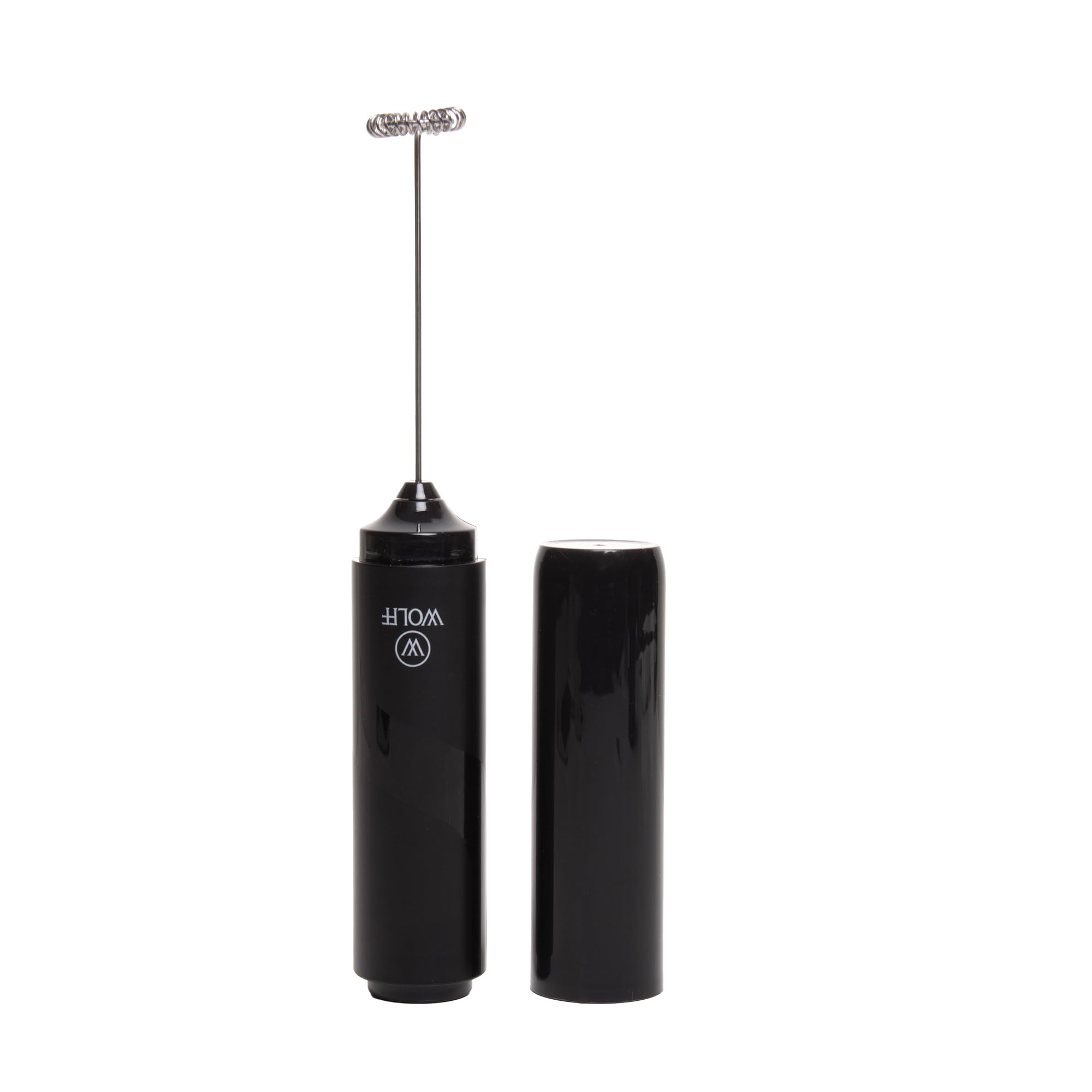 WOLFF - Mini Mixer a Pilha 3,5cm x 3,5cm x 22,5cm Preto Aço Inox