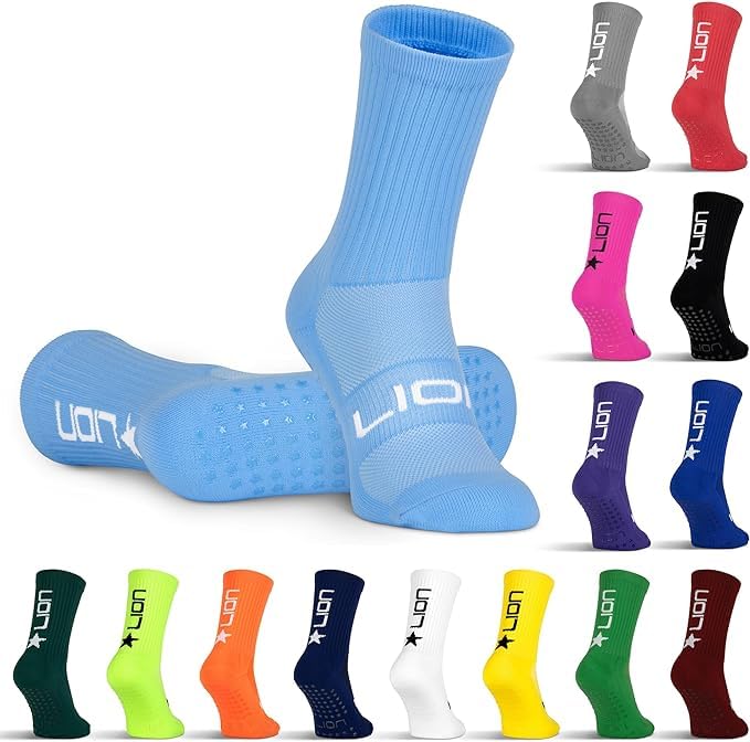 Soccer Grip Socks In Both Youth And Adult Size - Variety Of Colours To Match Your Team Uniform & Sleeve Socks