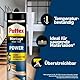 Pattex Montagekleber Power, Baukleber mit starker Anfangshaftung, Kraftkleber für saugende Materialien, Kleber für innen & außen, 1 x 370g