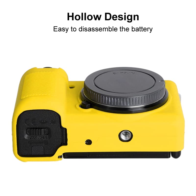 Image of Havilah for Sony ZV-E10 Soft Silicone Protective Camera Case (Yellow)