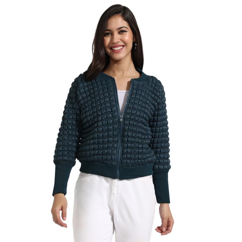 pinacolada Women's Supersonic Puffer Jacket For Casual Wear | Hooded Neck | Long Sleeves | Zipper Closure | Jacket Crafted With Comfort Fit For Everyday Wear-picture-21