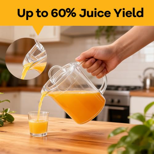 Image of NEWBULIG Centrifugal Juicer, 3 inch Feed Chute, Silver