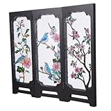 hacer un biombo de carton Elegante complemento para la mesa: este biombo decorativo plegable realza el atractivo visual con su delicado diseño, sirviendo como un cautivador centro de mesa para escritorios o mesas auxiliares, separador de escritorio plegable, biombo plegable para mesa