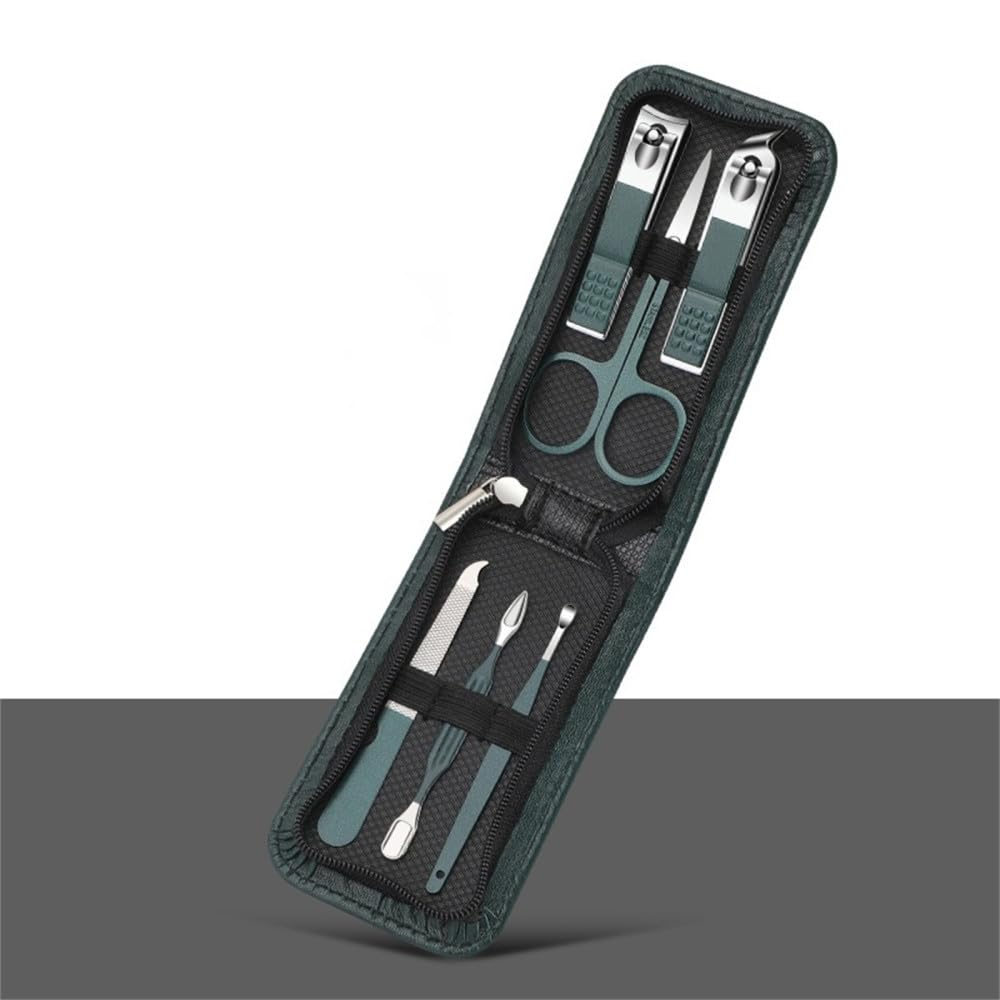 YJYJY Nail clippers Manicure Set for Men and Women Portable Nail Clipper Scissors 6Pcs Pedicure Kits Tool