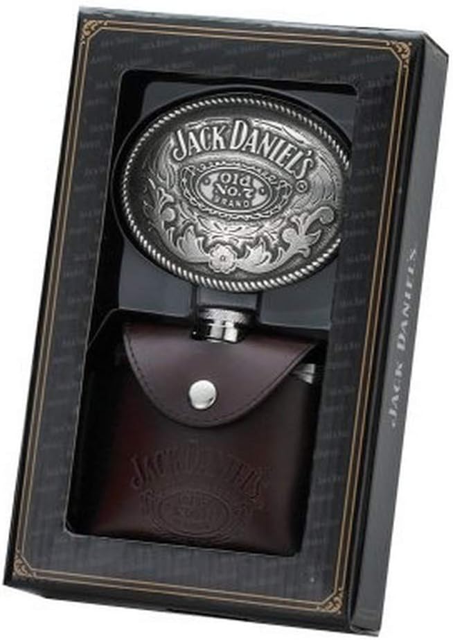 Jack Daniels Licensed Barware Swing Gift Set, 4 oz, Black/Silver