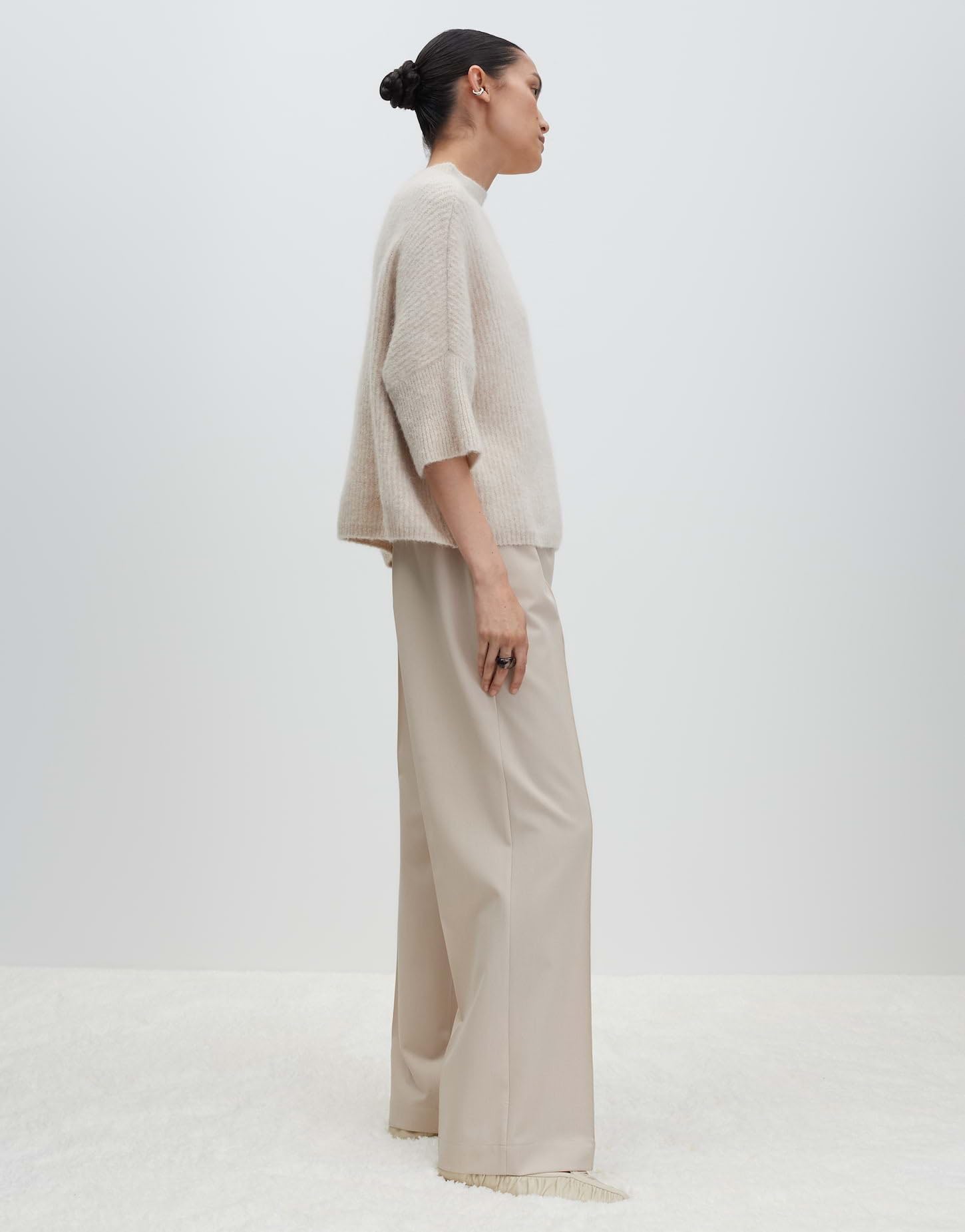 someday Damen Pullover | TALENE Loose Strickpullover aus Alpakamix