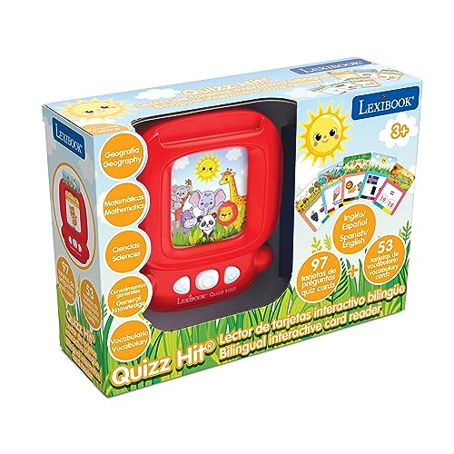 Lector de tarjetas interactivo LEXIBOOK para niños que necesitan aprender inglés 5
