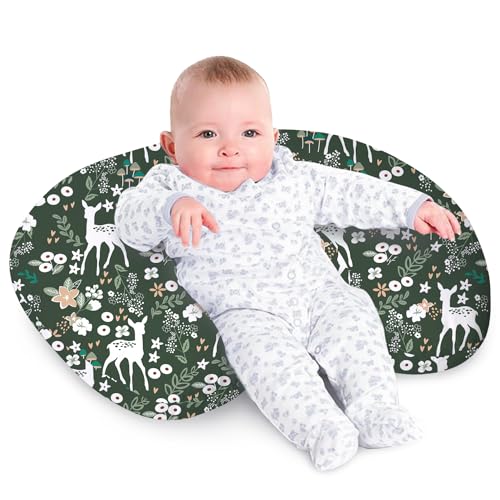 Little Grape Land Nursing Pillow for Infants, Breastfeeding Pillows, Baby Support Pillow for Nursing, Bottle Feeding, Tummy Time with Machine Washable...