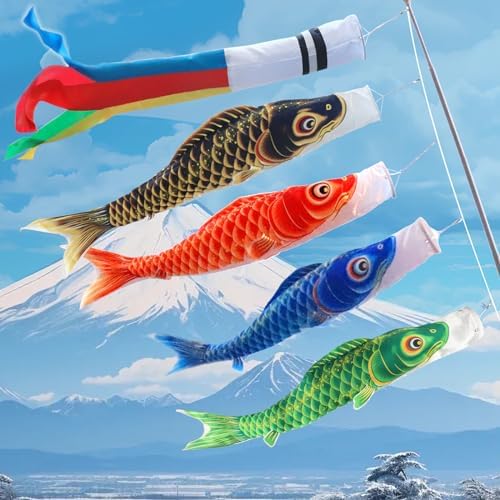 KO29 鯉のぼり4m　積美鯉　吹流しと鯉3匹　鯉のぼり単品　黒鯉4m KO29 鯉のぼり4m積美鯉吹流しと鯉3匹鯉のぼり単品黒鯉4m