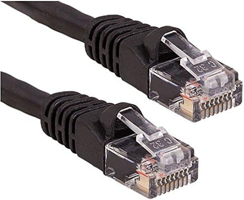 RiteAV - Cat6 Network Ethernet Cable - Black - 100ft (Certified Fluke Tested)
