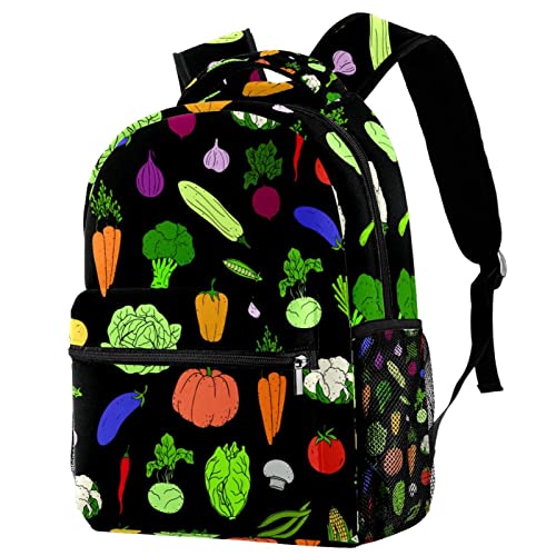 Sac à dos de voyage légumes ergonomique avec filet gourde