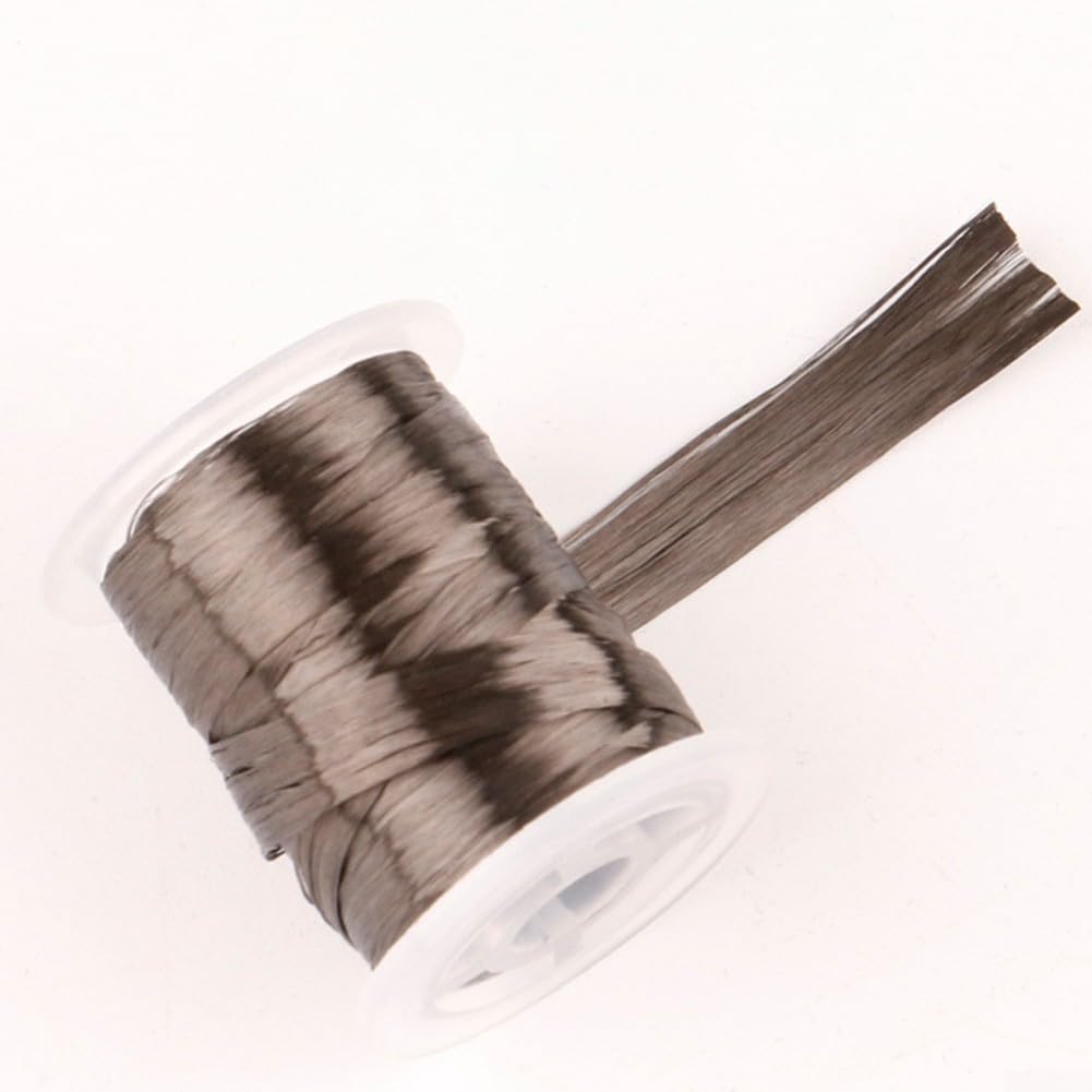 1 fil de construction de canne à pêche de 5 m en fibre de carbone pour fixation d'anneau de guidage et guide de canne à pêche ligne de fixation à œillets adaptée pour la réparation