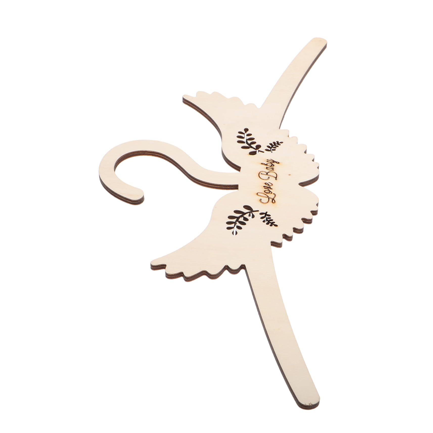 YARNOW Wooden Hanger with Cute Bow Design Decorative Hanger for Clothes for Photo Shoots Adorable Decor Handmade