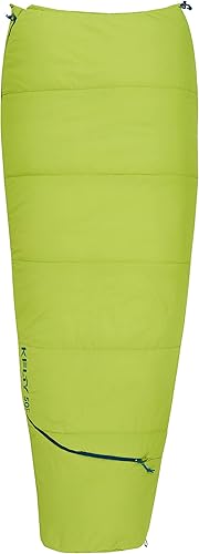 Kelty Rambler - Saco de dormir sintético CloudLoft con aislamiento de 50 grados, se abre completamente a una manta, cremallera antiarrugas y más